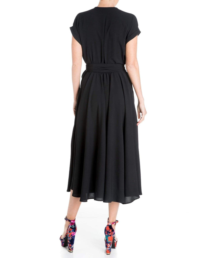 Jasmine Midi Dress - Black by Meghan Fabulous