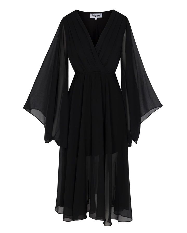 Sunset Midi Dress - Black by Meghan Fabulous