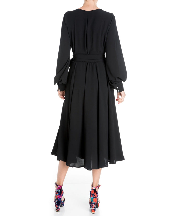 LilyPad Midi Dress - Black by Meghan Fabulous