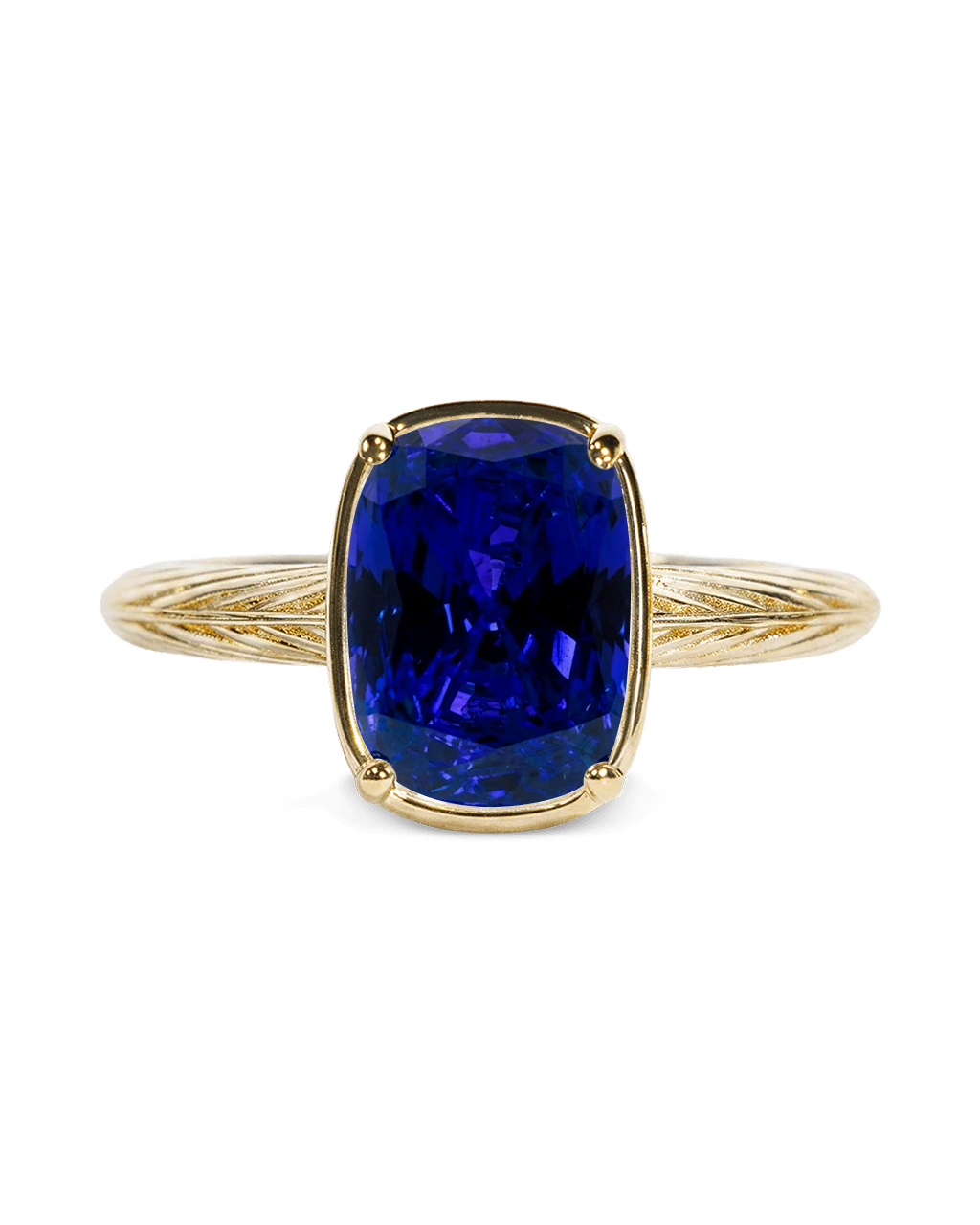 Mini Sapphire Cushion Ring