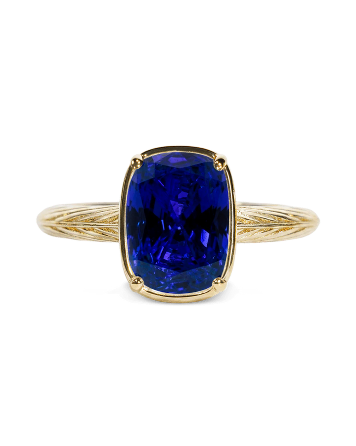 Mini Sapphire Cushion Ring
