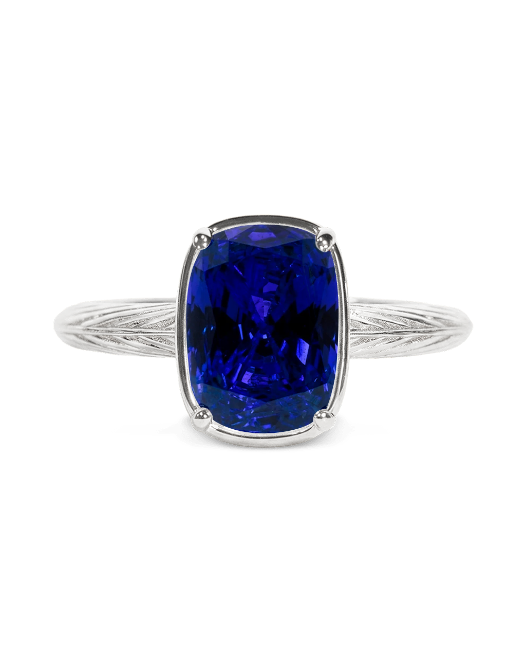 Mini Sapphire Cushion Ring