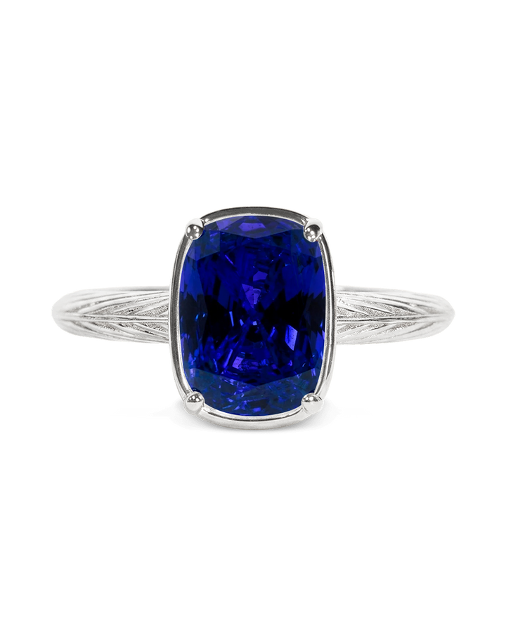 Mini Sapphire Cushion Ring