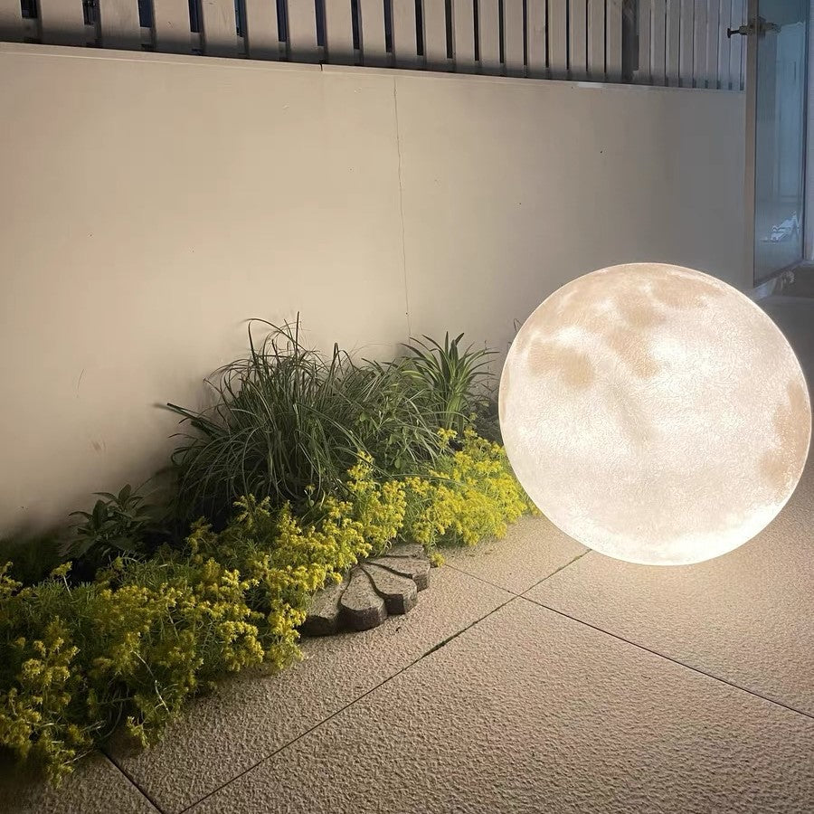 3D Moon Indoor & Outdoor Floor Lamp by EP Light