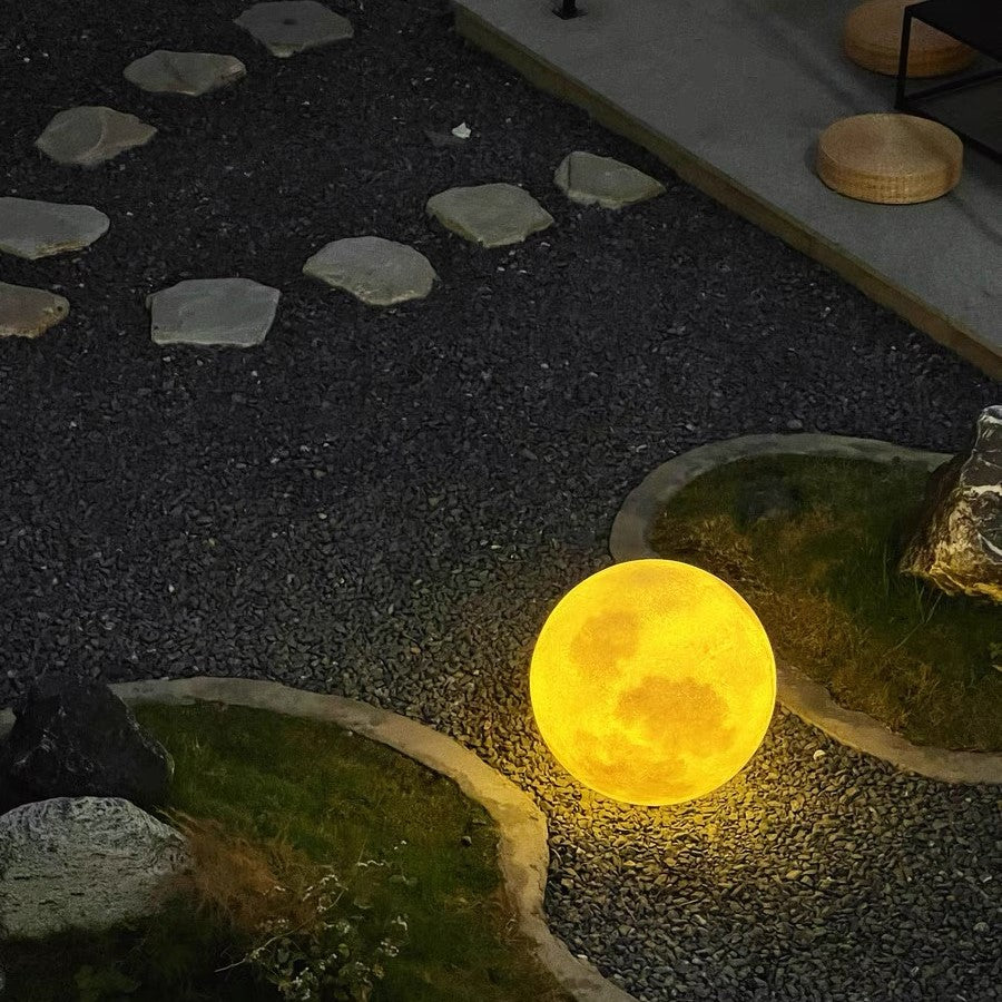 3D Moon Indoor & Outdoor Floor Lamp by EP Light