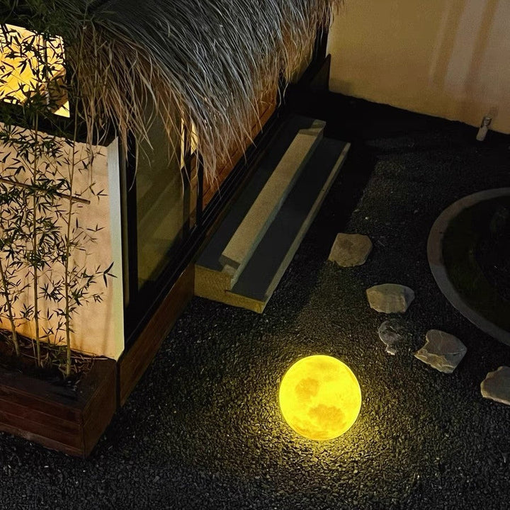 3D Moon Indoor & Outdoor Floor Lamp by EP Light