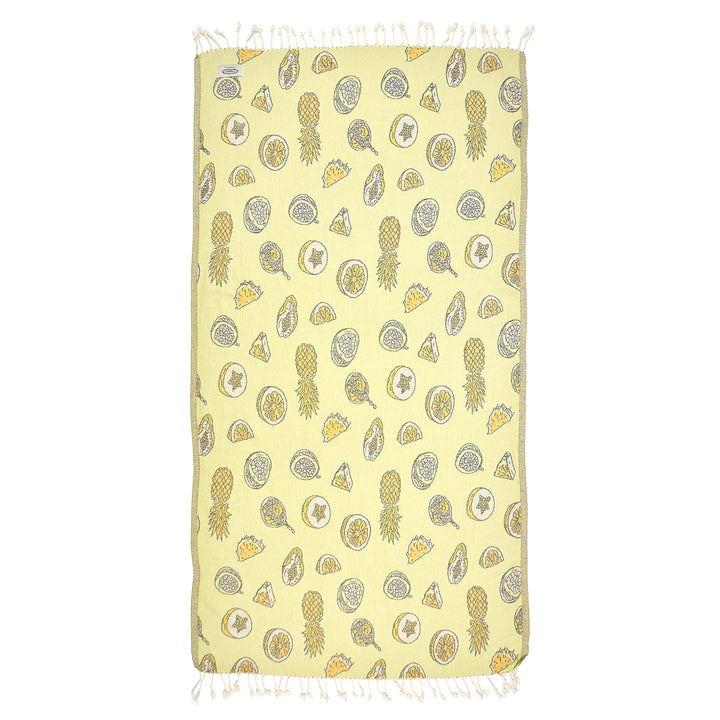 Exclusive Tropicals Peshtemal Pure Cotton Beach Towel by La'Hammam