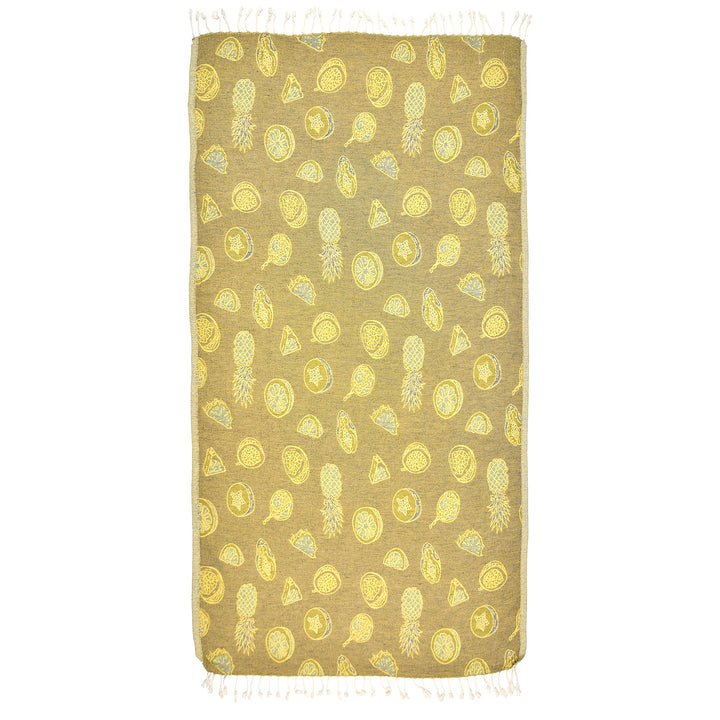 Exclusive Tropicals Peshtemal Pure Cotton Beach Towel by La'Hammam