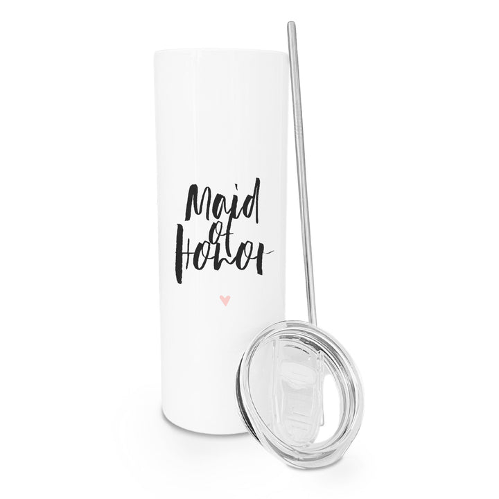 Maid of Honor Wedding Tumbler by The Cotton & Canvas Co.