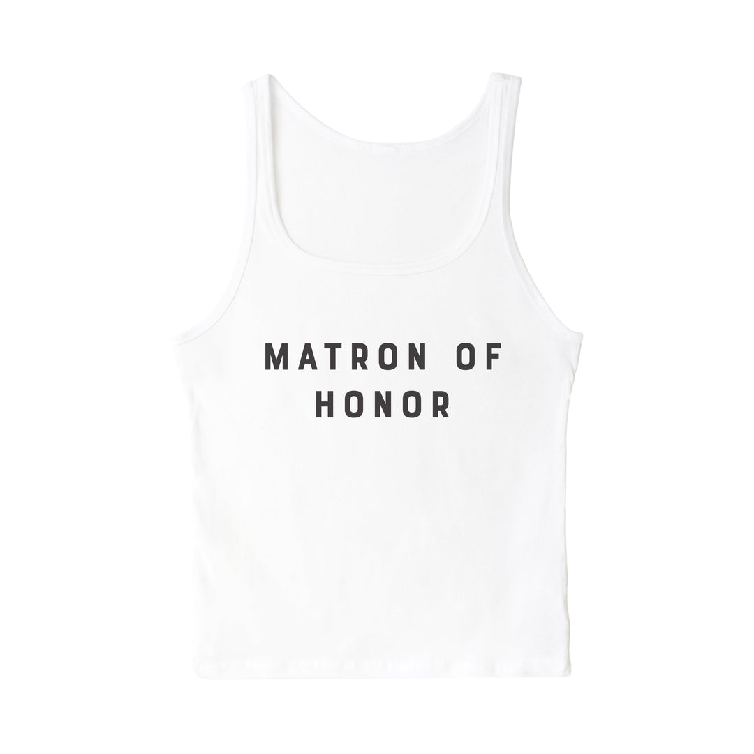 Modern Matron of Honor Tank by The Cotton & Canvas Co.
