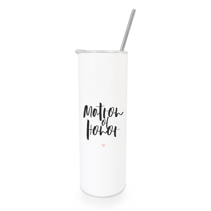 Matron of Honor Wedding Tumbler by The Cotton & Canvas Co.