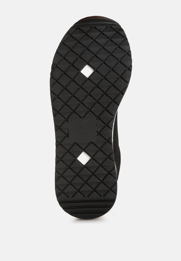 mailys Metallic Panel Platform Sneakers by London Rag