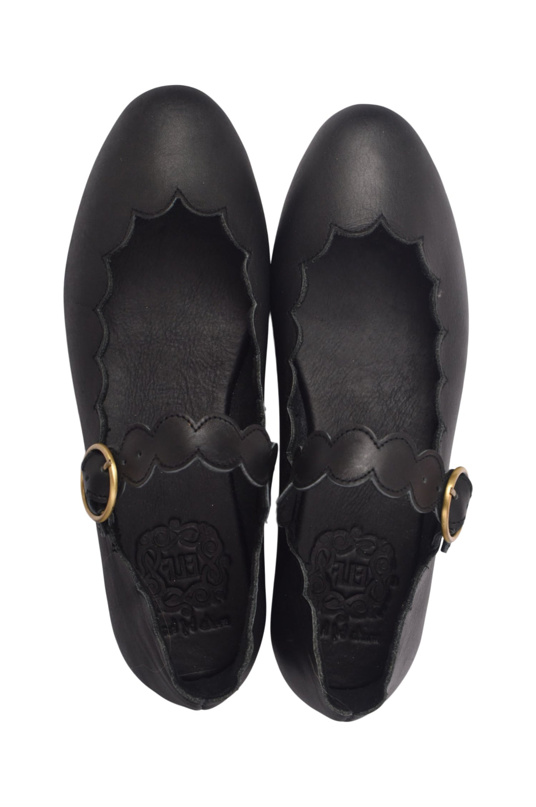 Mia Rosa Leather Ballet Flats by Bali ELF