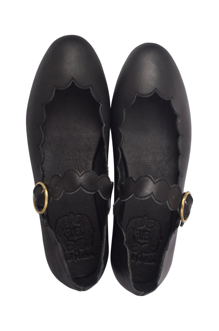 Mia Rosa Leather Ballet Flats by Bali ELF