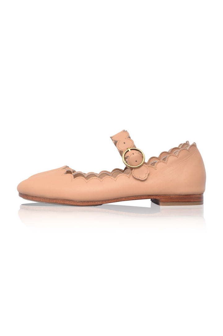 Mia Rosa Leather Ballet Flats by Bali ELF