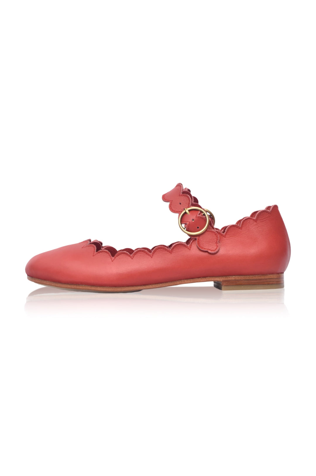 Mia Rosa Leather Ballet Flats by Bali ELF