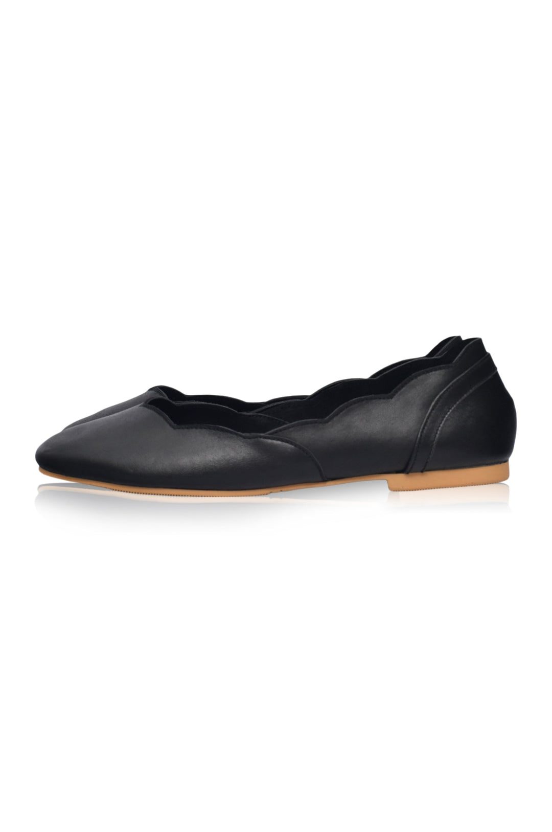 Milan Leather Ballet Flats by Bali Lane