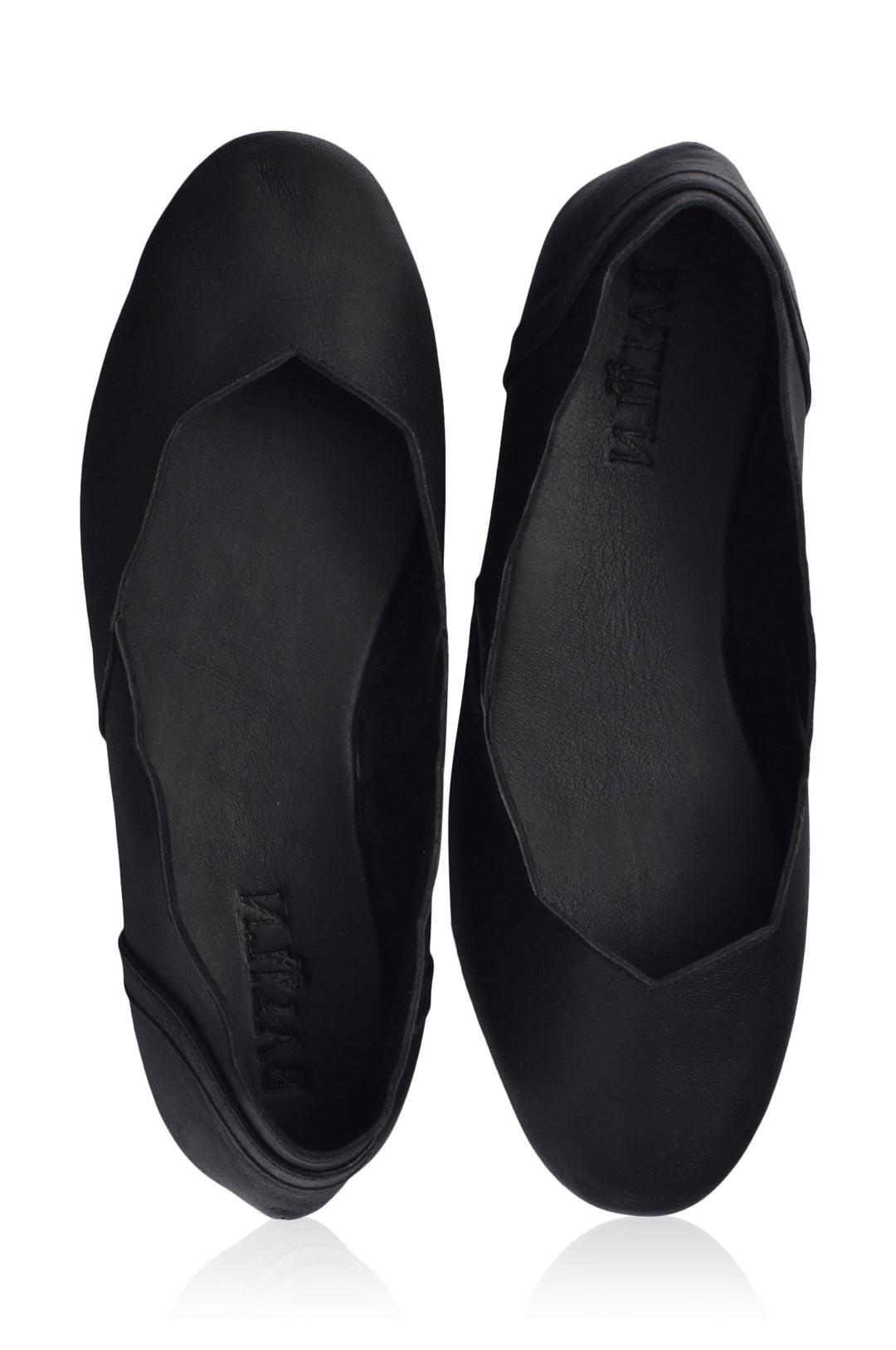 Milan Leather Ballet Flats by Bali Lane