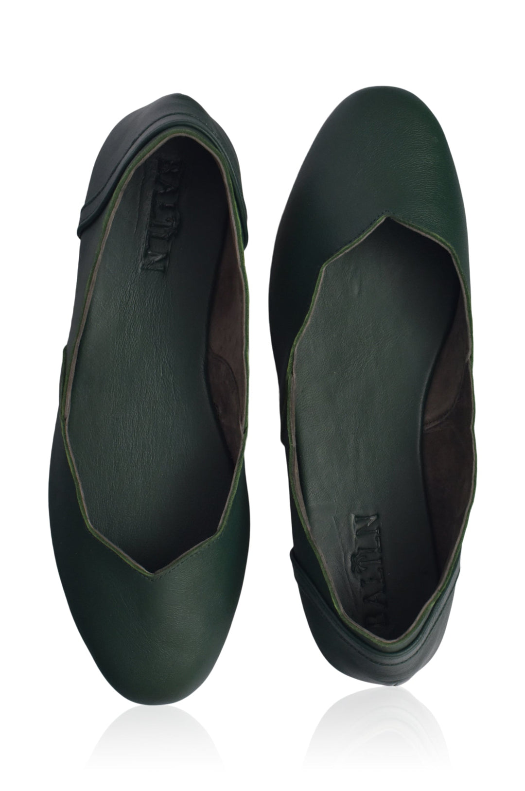 Milan Leather Ballet Flats by Bali Lane