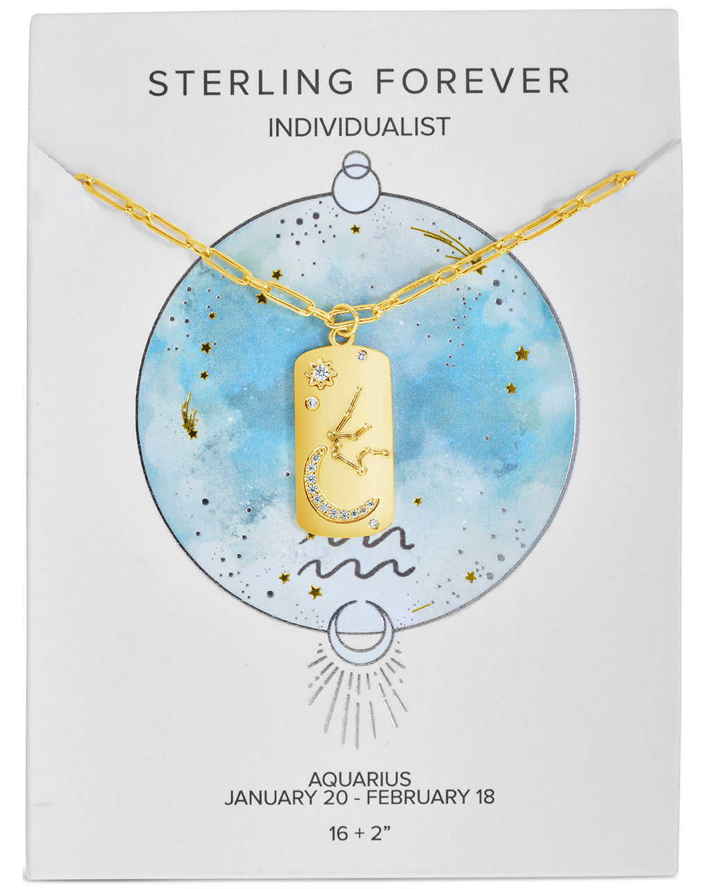 Constellation Dog Tag Pendant Necklace