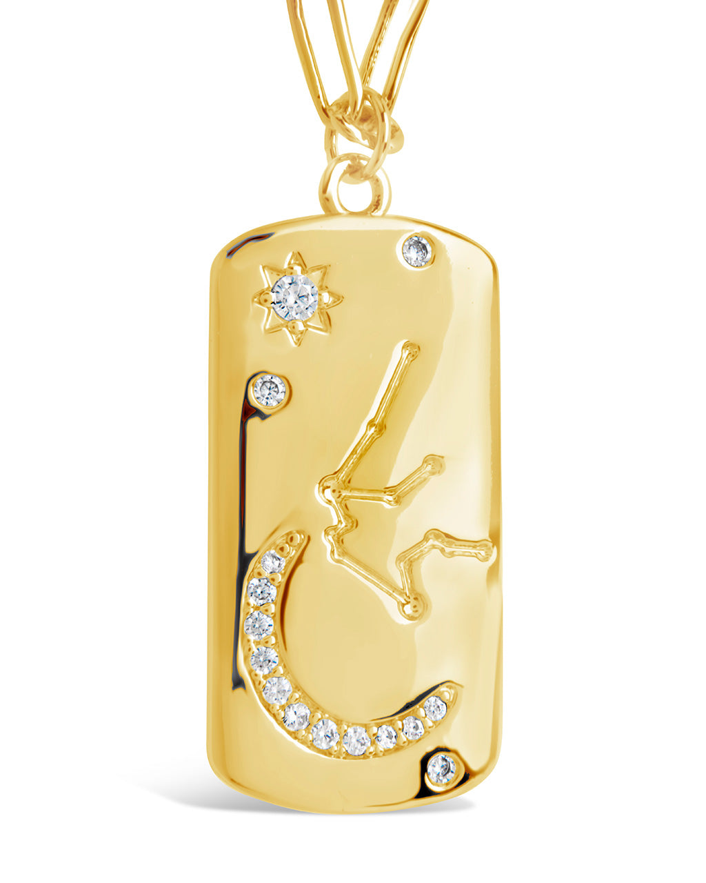 Constellation Dog Tag Pendant Necklace