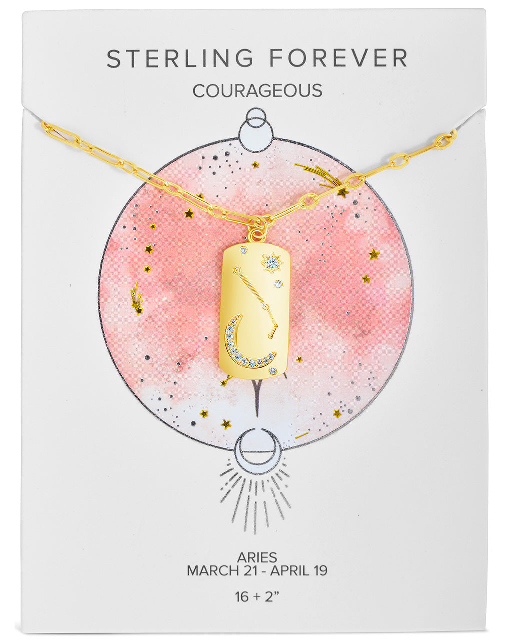 Constellation Dog Tag Pendant Necklace