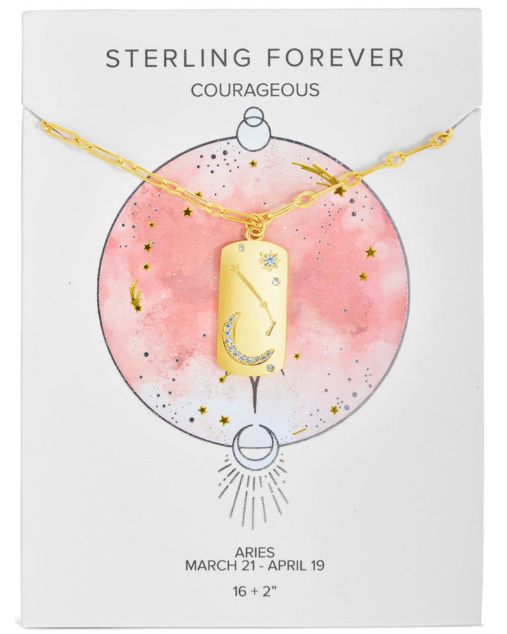 Constellation Dog Tag Pendant Necklace
