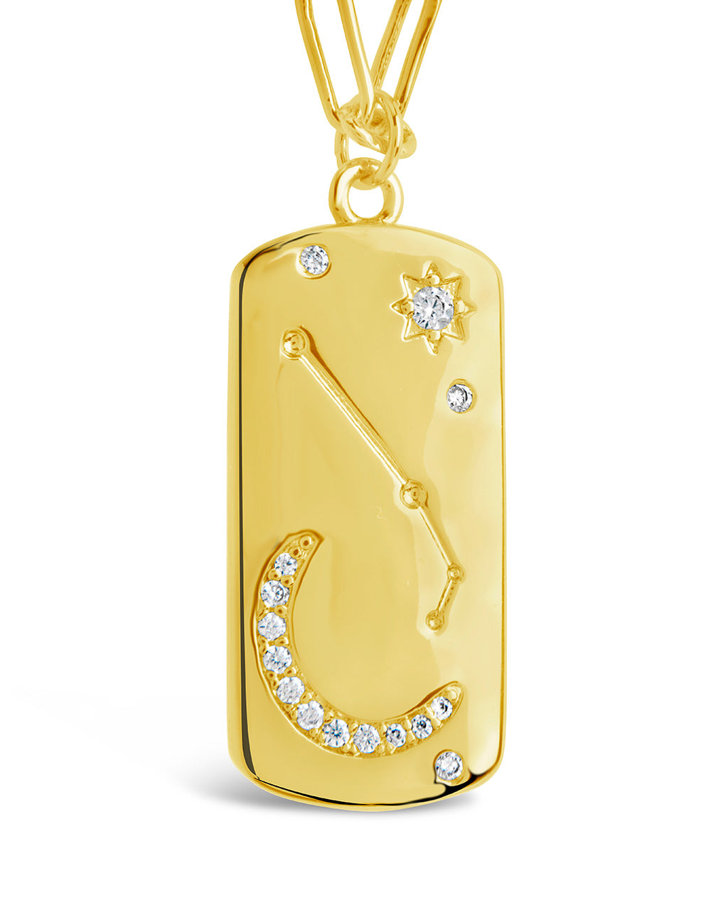 Constellation Dog Tag Pendant Necklace
