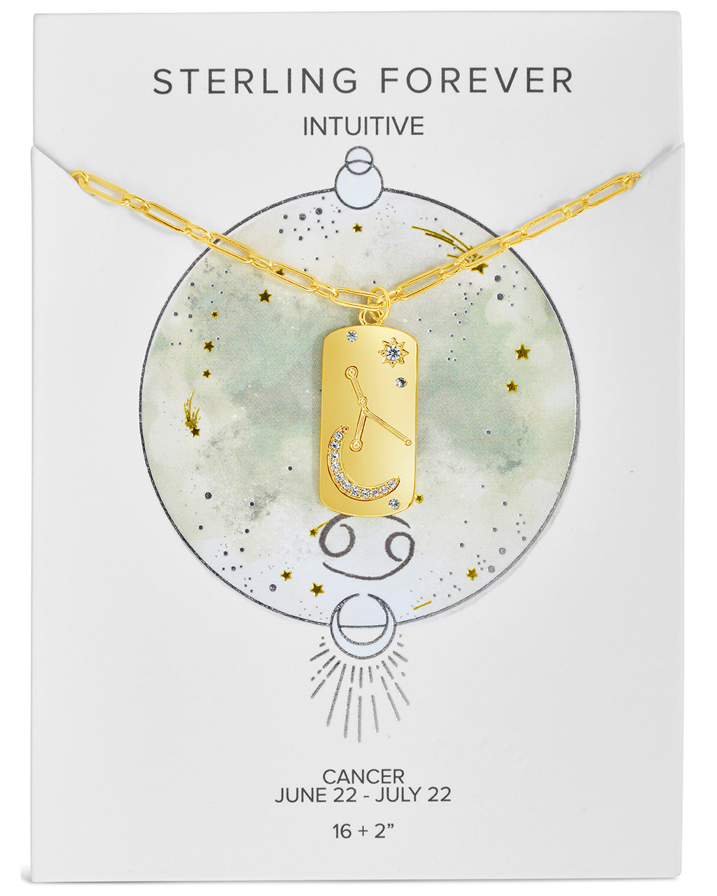Constellation Dog Tag Pendant Necklace