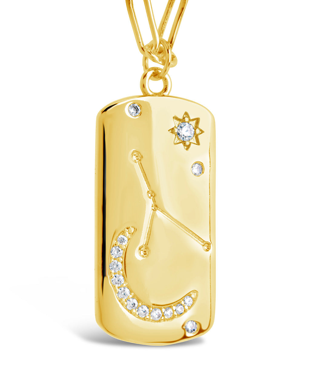 Constellation Dog Tag Pendant Necklace