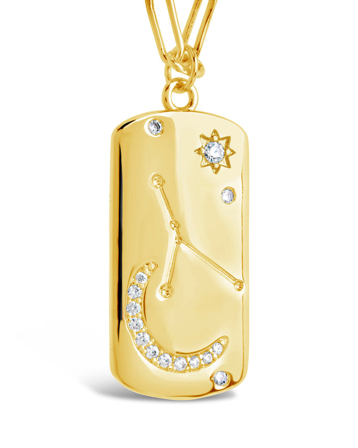 Constellation Dog Tag Pendant Necklace