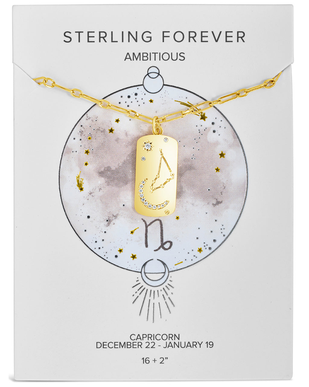 Constellation Dog Tag Pendant Necklace