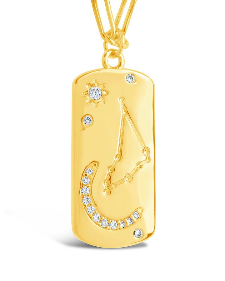 Constellation Dog Tag Pendant Necklace