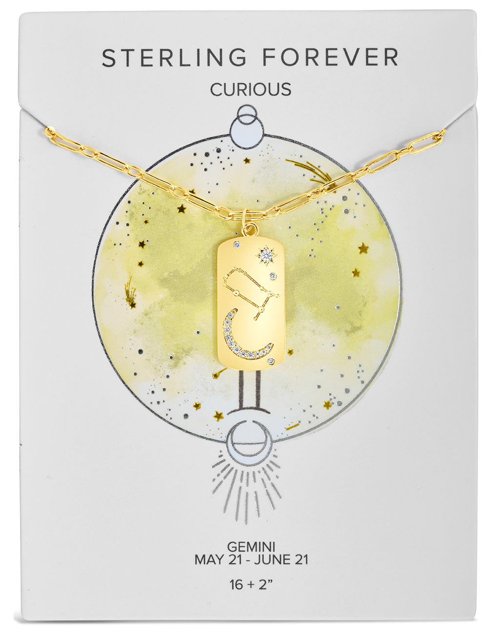 Constellation Dog Tag Pendant Necklace