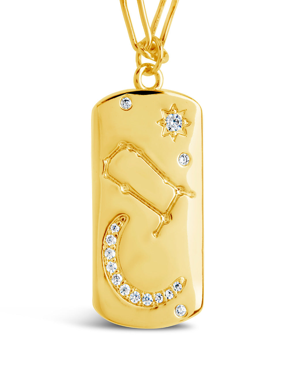 Constellation Dog Tag Pendant Necklace