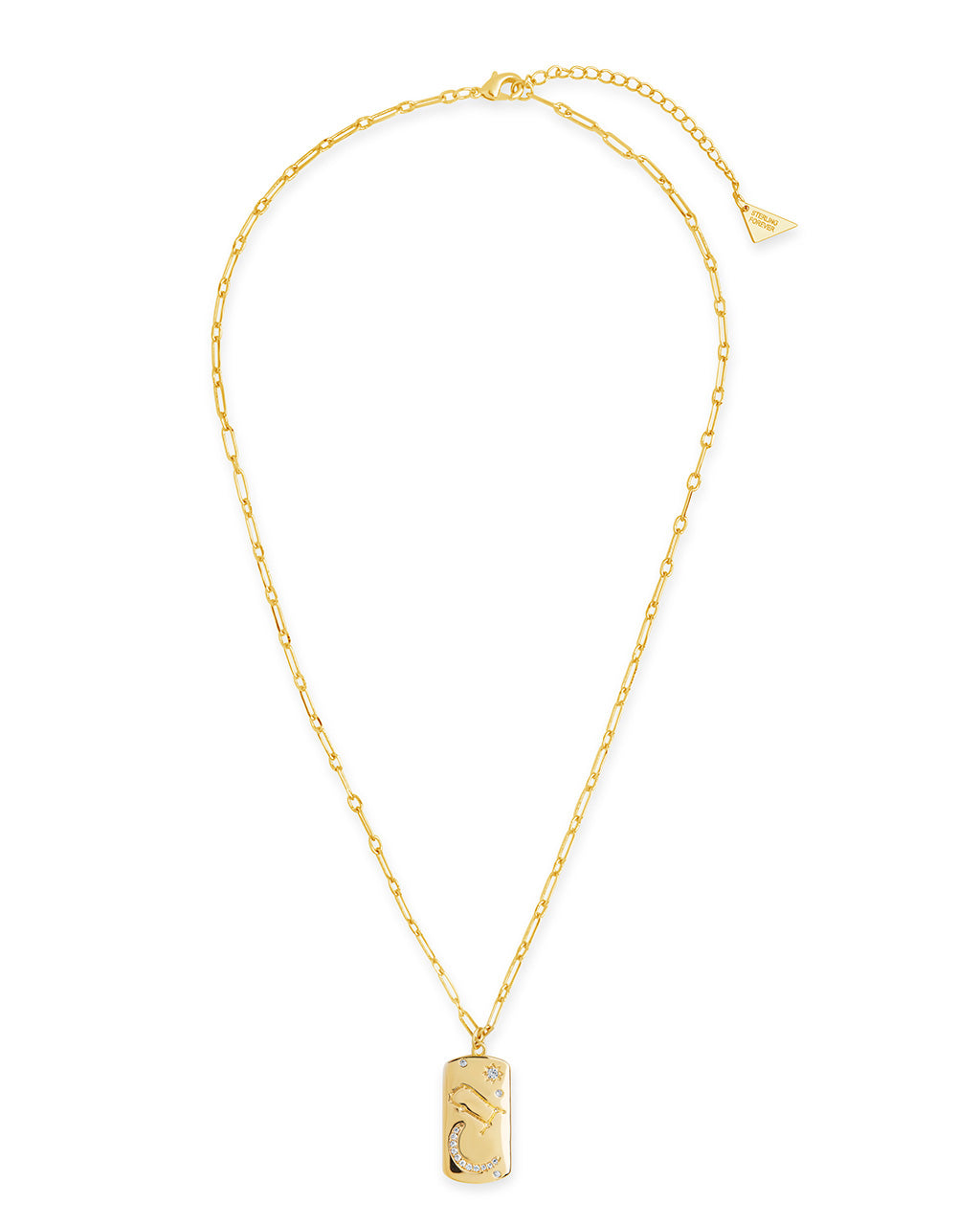 Constellation Dog Tag Pendant Necklace