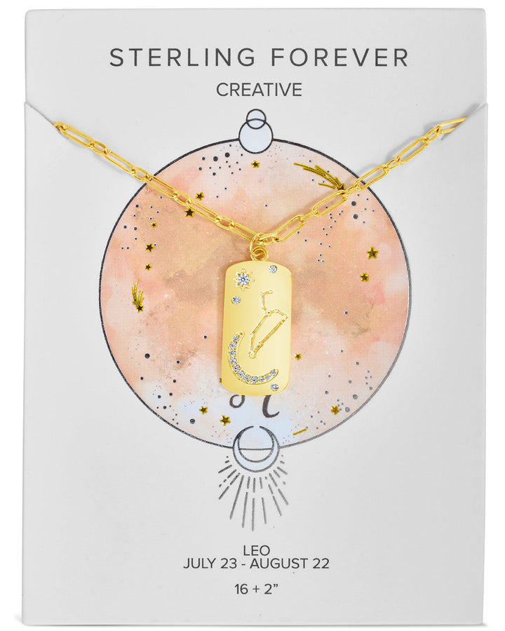 Constellation Dog Tag Pendant Necklace