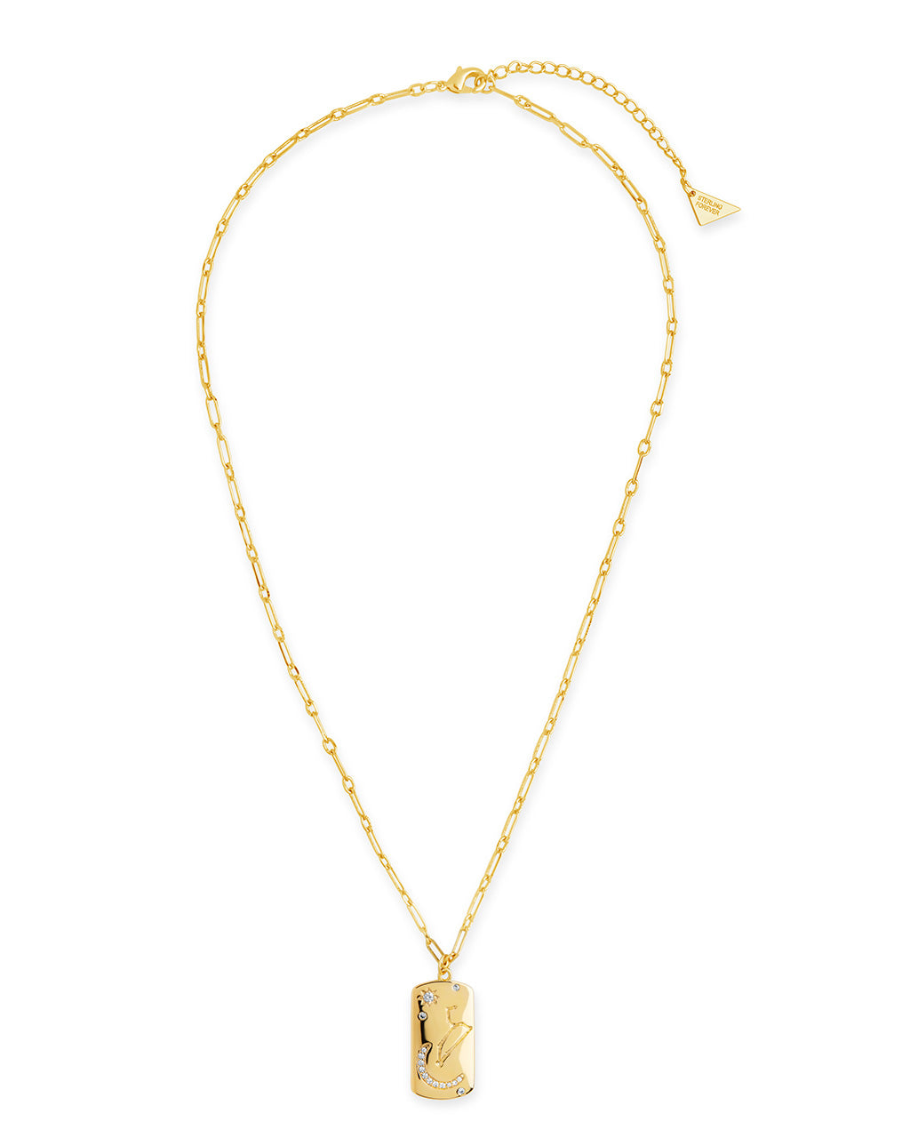 Constellation Dog Tag Pendant Necklace