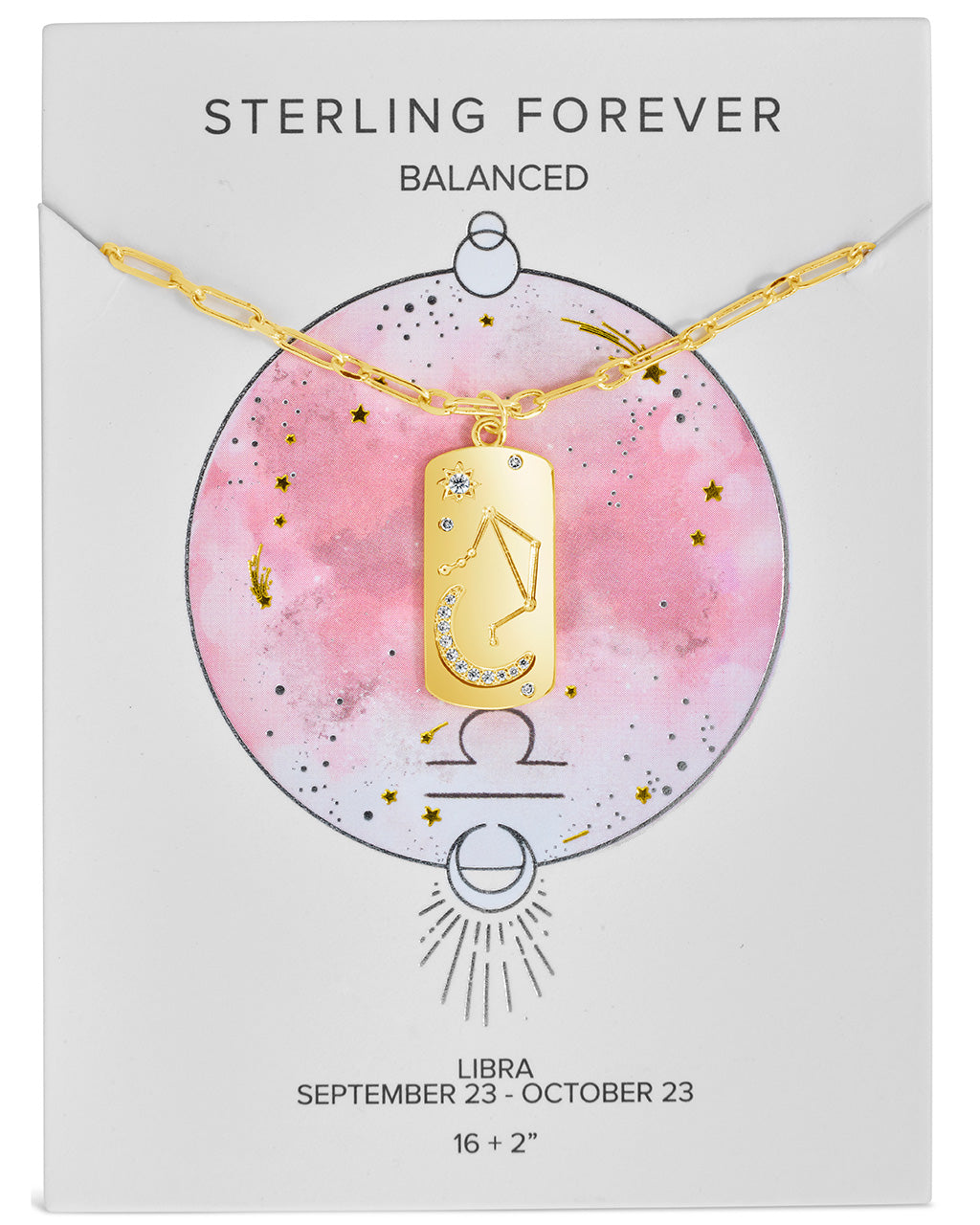 Constellation Dog Tag Pendant Necklace
