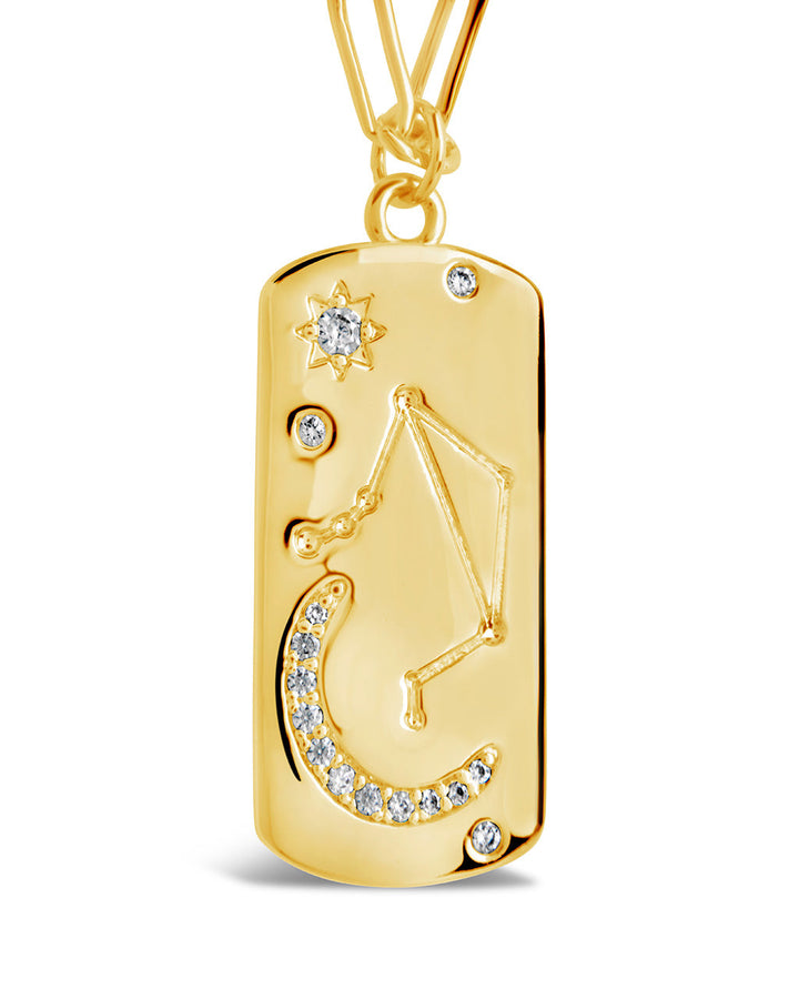 Constellation Dog Tag Pendant Necklace