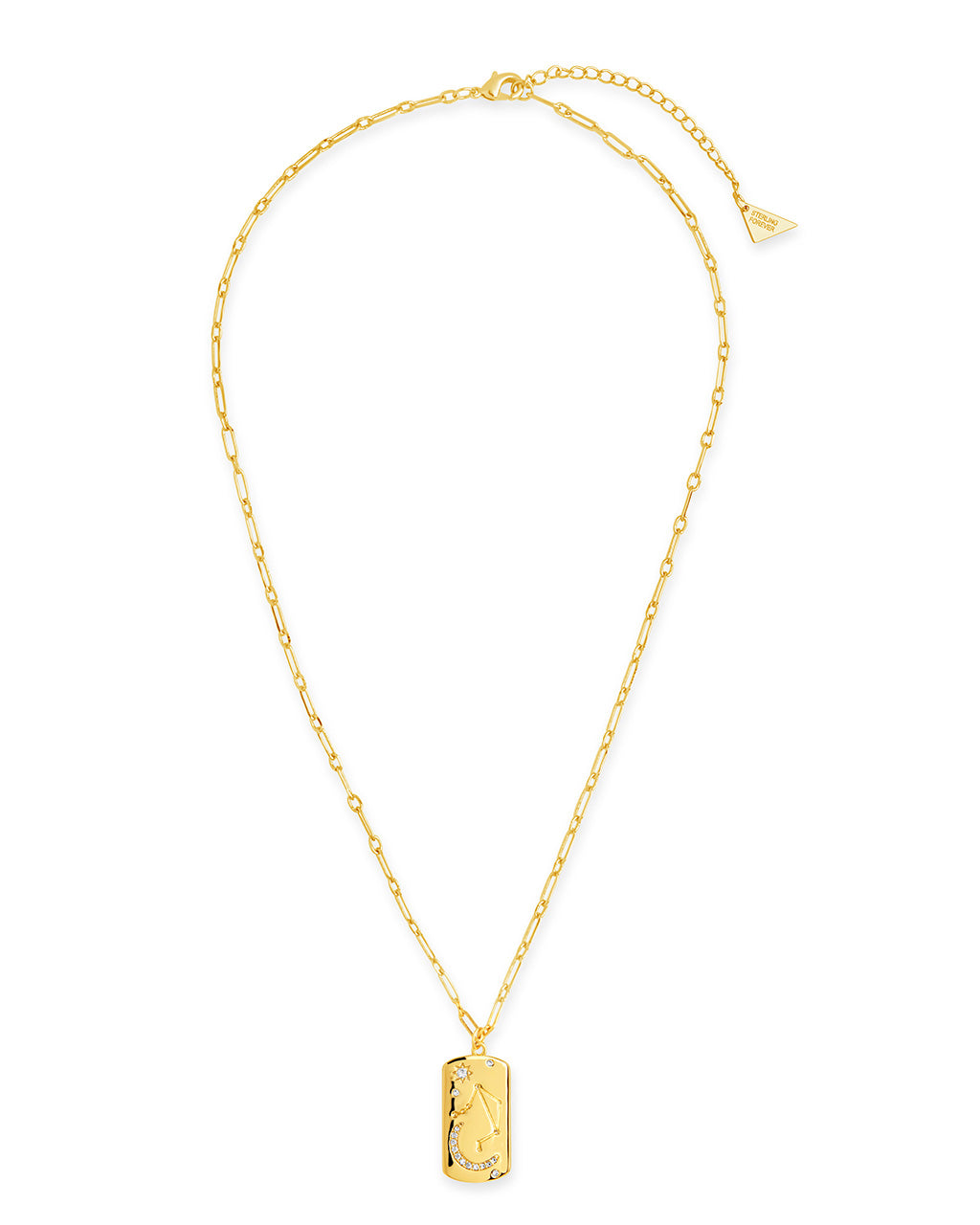 Constellation Dog Tag Pendant Necklace