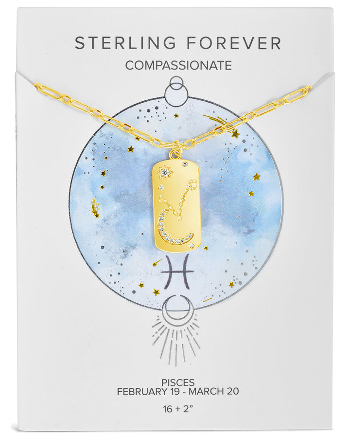 Constellation Dog Tag Pendant Necklace