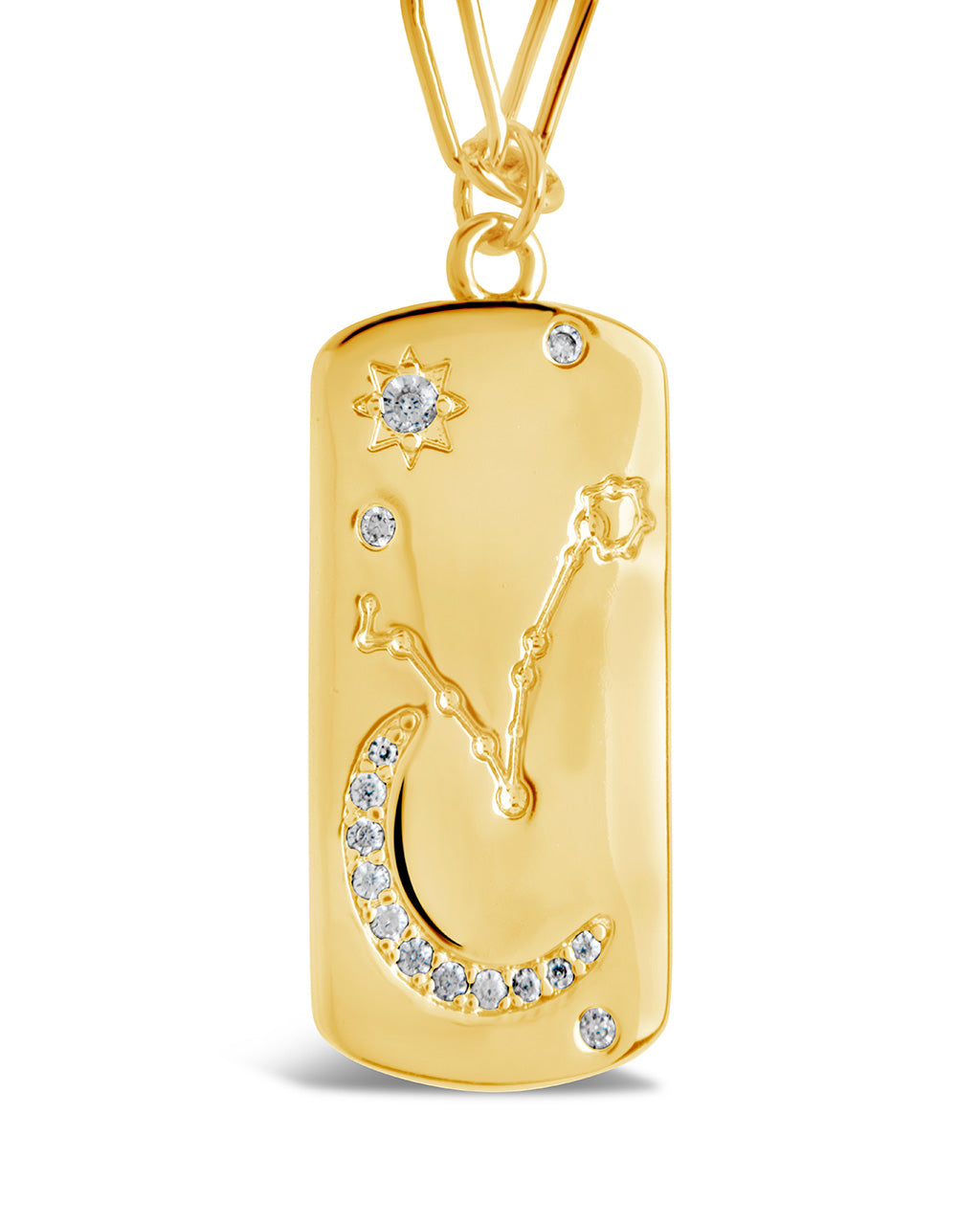 Constellation Dog Tag Pendant Necklace