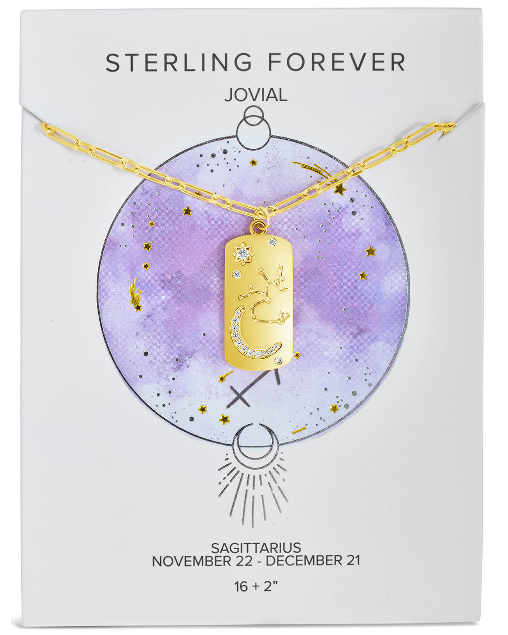 Constellation Dog Tag Pendant Necklace