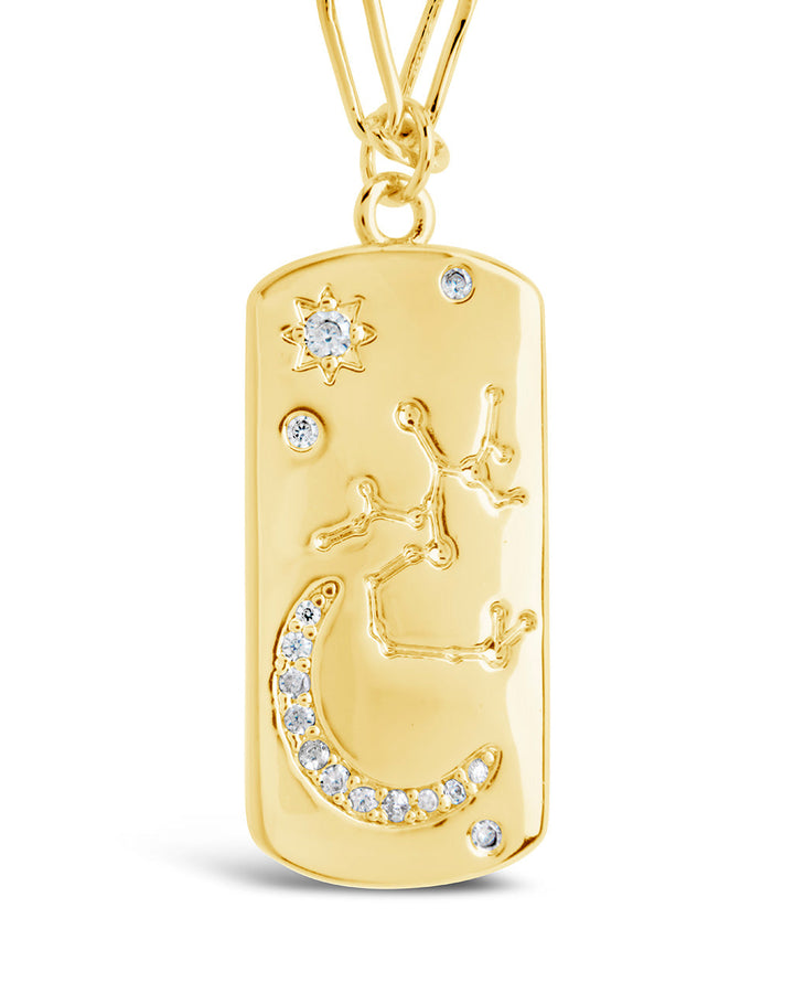 Constellation Dog Tag Pendant Necklace