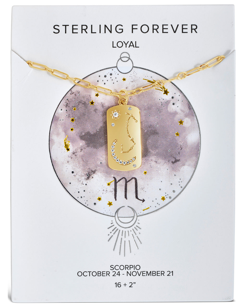 Constellation Dog Tag Pendant Necklace