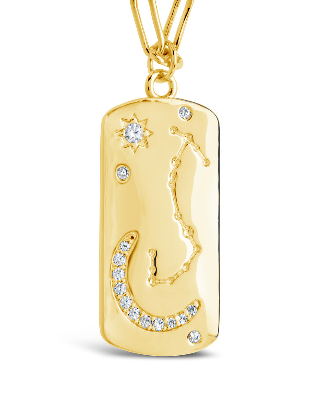 Constellation Dog Tag Pendant Necklace
