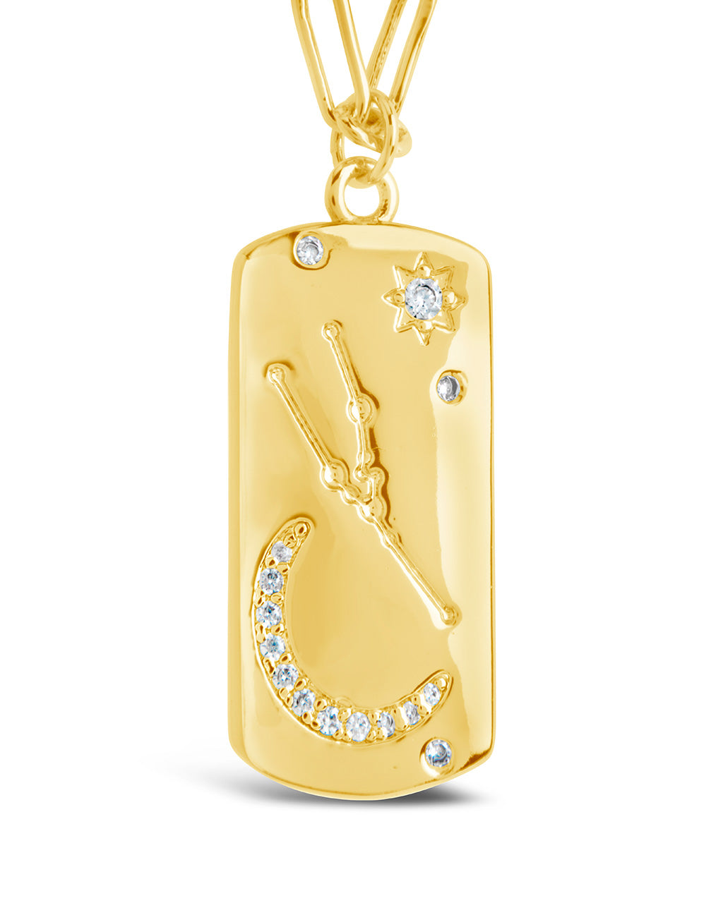 Constellation Dog Tag Pendant Necklace