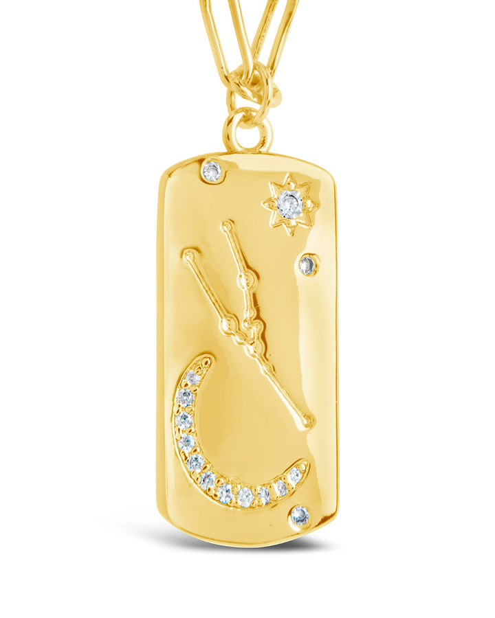 Constellation Dog Tag Pendant Necklace