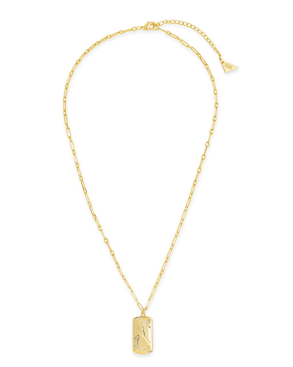 Constellation Dog Tag Pendant Necklace